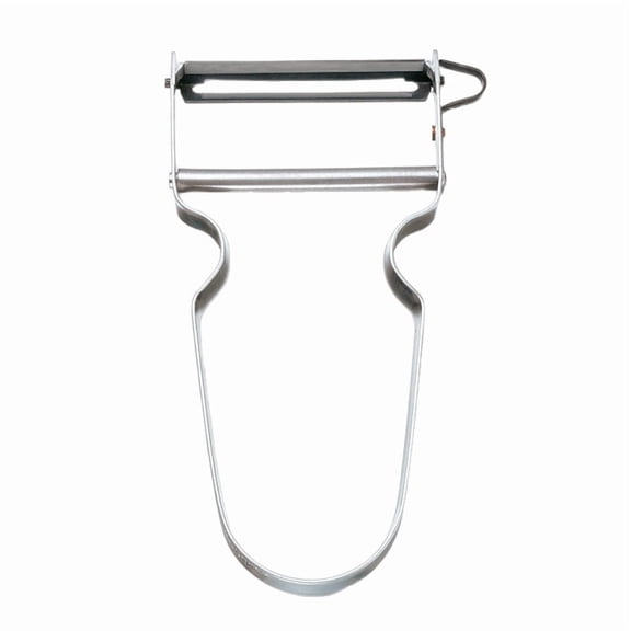 Stainless Steel Vegetable Peeler, Heavy Duty Y‑Shape Fruit Peeler with Rotating Sharp Blade, All‑Metal Kitchen Peeler for Potato Carrot Apple Cucumber
