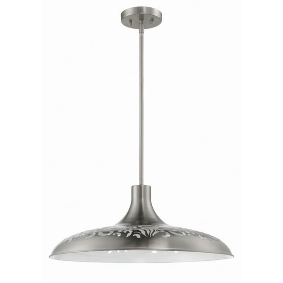 Craftmade Lighting - 1 Light Pendant-Brushed Polished Nickel Finish
