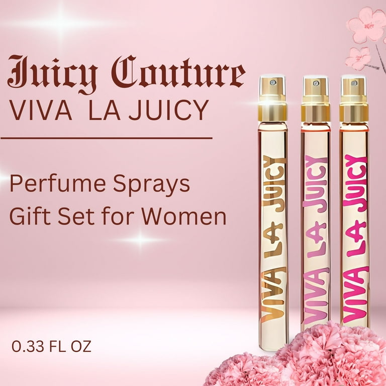 Juicy Couture Viva La Juicy Perfume Set, 3-Piece Mini Travel Spray