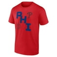 thumbnail image 2 of Men's Red Philadelphia Phillies Record Shattered T-Shirt, 2 of 3