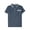 Gray, variant on Men's Short Sleeve Polo Shirt, Contrast Trim Collared Top with Chest Pocket for Casual & Workwear White M