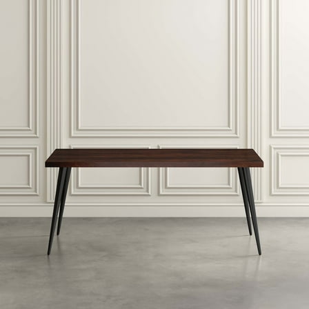 Jofran Prelude 70" Mid-Century Modern Solid Acacia Wood Dining Table