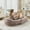 Light coffee, variant on Ataujin Giant Human & Pet Dog Bed, Human Dog Bed for Adult, 64.9"*41.3" Large Giant Shared Bed for People Pets, Washable Faux Fur Removable Nap Bed Bean Bag with Handle Side Pocket