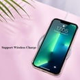 thumbnail image 6 of ZUKKASHAN for iPhone 13 Pro Max Case Cute Girls Silicone Heart Pattern Design Cases Fashion Plating Edge Ultra Thin Shockproof Protective Bumper Phone Case for iPhone 13 Pro Max, 6 of 7