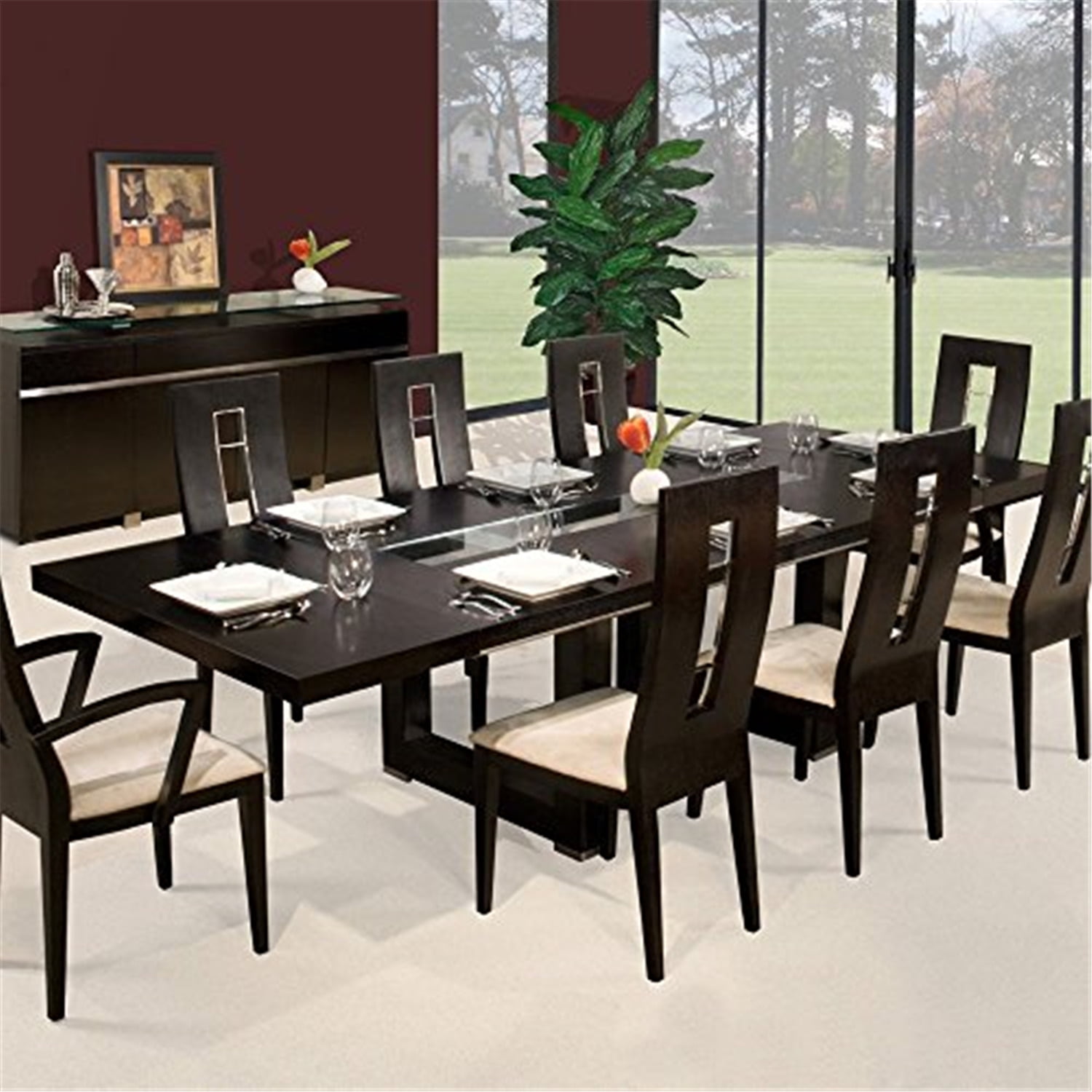 Sharelle Furnishings Novo Extendable Wenge Dining TableFinishWenge
