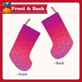 thumbnail image 2 of Lsque Light Purple Glitter Pattern 18 Inch Christmas Stockings, Festive Holiday Stocking for Christmas Decorations Holiday Decor, 2 of 8