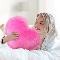 Tgbvmt Heart-shaped Cushion Sofa Decoration Pillow Cover for Living Room Car Office Stylish Modern Decor Soft Luxurious Fabric Perfect Gift for Valentine's Day or Special Occasions