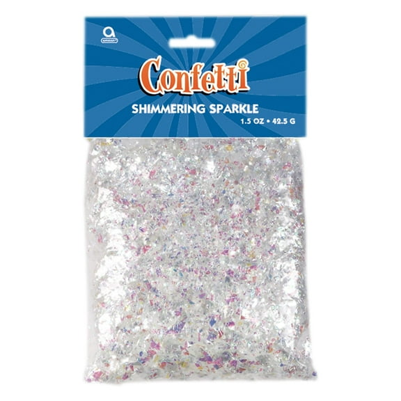 Amscan | Party Supplies | Shimmering Sparkle Iridescent Confetti | Pack of 1| Iridescent