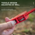 thumbnail image 3 of Outdoor Pulley Adjuster - Secure Your Tent with Ease, Outdoor Tent Fixing Device with Adjustable Pulley and Reflective Rope - Great for Camping and Hiking, Red, 3 of 5