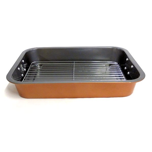 Gold Coast Copper Roasting Pan with Rack