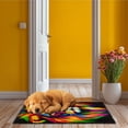 thumbnail image 4 of Latch Hook Rug Kit Colorful Lion Face Pre-printed Handmade Carpet Crochet Yarn Craft DIY Hook and Latch Door Mat Tapestry for Home Floor Decoration 52x38cm-7, 4 of 8