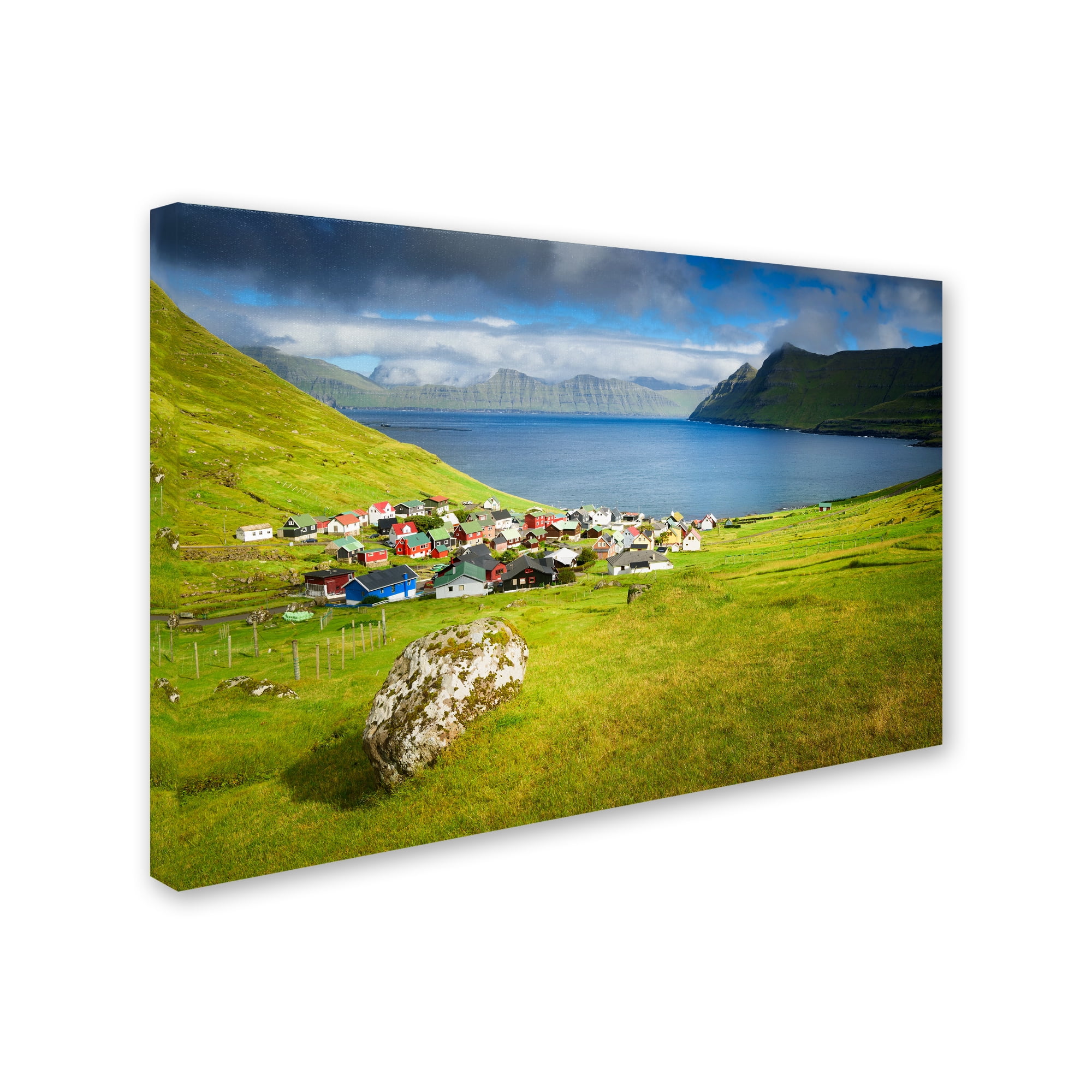 Trademark Fine Art 'Fjords of the Faroe Islands' Canvas Art by Philippe Sainte-Laudy
