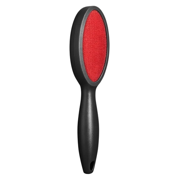 Double-Sided Lint Brush for Clothes,Reusable Lint Remover,Lint Brush,Pet Hair Remover Sheet and Carpet Cleaning Brush for Pet Hair Removal, Couch & Bedding Cleaner, Dog Hair Removal,Black
