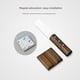 thumbnail image 2 of Luz de noche con palo de madera octogonal simple, luz con sensor de cuerpo humano inteligente con carga USB, luz con sensor para gabinete y pasillo, 2 of 3