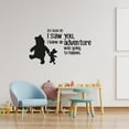 thumbnail image 3 of Going To Happen Pooh Piglet Life Postive Quote Cartoon Wall Sticker Art Decal Girls Boys Room Bedroom Nursery Kindergarten House Fun Home Decor Stickers Wall Art Vinyl Decoration Size (18x20 inch), 3 of 3