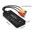 thumbnail image 2 of Convertidor HDMI A AV Sunnimix 1080P adaptador audio y VIDEO compuesto NTSC, 2 of 8