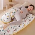 thumbnail image 1 of Almohadas para mujeres embarazadas, 180x110x80cm, protegen la cintura, protegen el sueño, el Abdomen, durante el embarazo, maternidad qym unisex, 1 of 2