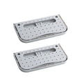 thumbnail image 5 of FRCOLOR Slippers Organizer 2pcs Foldable Hanging Shoes Rack Hangers Simple Sticky Useful Wall Mounted Shoes Holder Slippers Storage Organizer for Home (Grey),11.02"X5.51"X0.79", 5 of 5