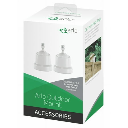 Arlo Pro Outdoor Mount in White 2-Pack (VMA4000)