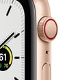 thumbnail image 2 of Apple Watch SE (1st Gen) GPS + Cellular 44mm Gold Aluminum Case Starlight Sport Band - Regular with Family Set Up, 2 of 11