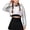 Colorful, variant on Generic Girls Metallic Cropped Hoodies Shiny Pullover Long Sleeve Hooded Sweatshirts Kids Trendy Casual Cute Hip Hop Dance Crop Tops