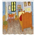 thumbnail image 3 of Ambesonne Art Shower Curtain, Painting of Room Interior, 69"Wx70"L, Multicolor, 3 of 3