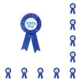 thumbnail image 2 of Ounissouiy Insignia de hojalata ajustable cumpleaños multicolor boda suministro botón pines mano de obra pequeñas insignias adorno niña broche Azul 10Conjunto, 2 of 6