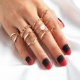 thumbnail image 3 of 10Pcs Knuckle Rings Stackable Long Lasting Women Vintage All Match Finger Rings Jewelry Accessories, 3 of 8