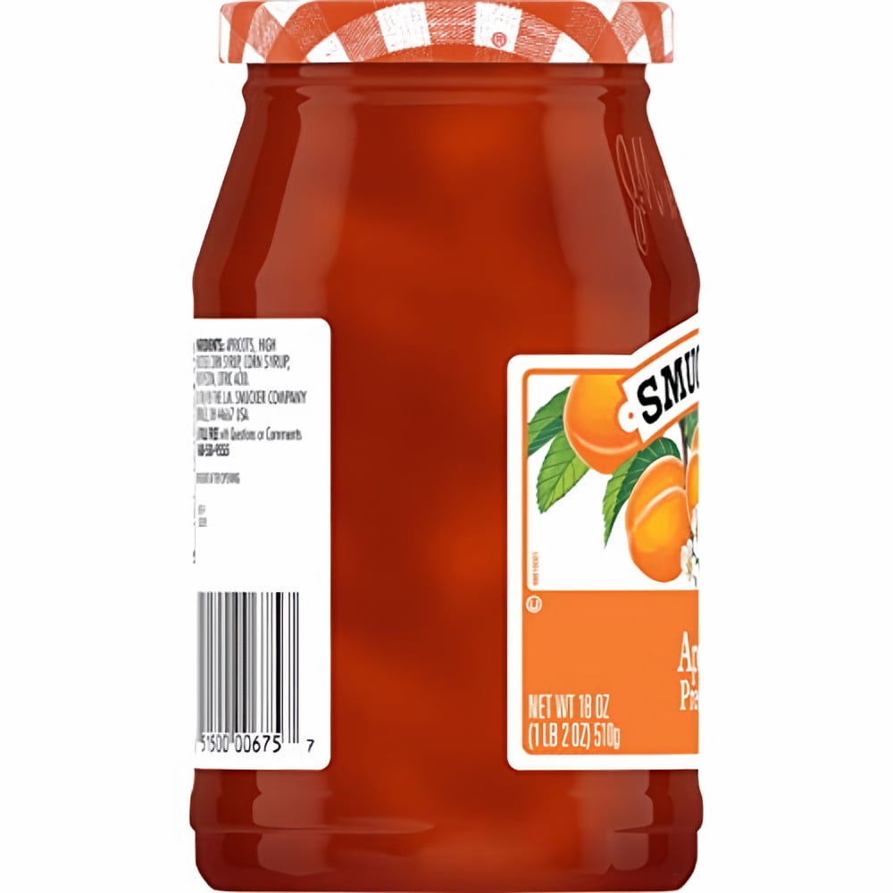 Smucker's Apricot Preserves 18 oz (Pack of 4)