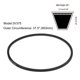 thumbnail image 2 of 3V375 Goma Trapezoidales Correas 953mm Largo x 9.7mm Ancho x 8mm Grosor, Industrial Energía Transmisión Correa, 2 of 5