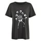 thumbnail image 4 of Pntutb Blusa de manga corta con estampado de calavera, sol y luna, estilo vintage, para mujer Pntutb Pntutb-3323, 4 of 9