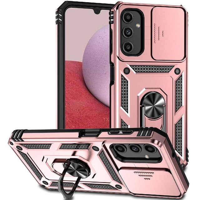 Estuche GANGXUN para Samsung Galaxy A14 5G, soporte giratorio 360°, estilo mecánico y magnético