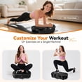 thumbnail image 2 of Vibration Plate Exercise Machine - 300 lbs Capacity, 120 Speeds, 9 Modes for Home Fitness & Muscle Toning, 2 of 7