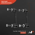 thumbnail image 5 of A-Premium 2x Front Sway Bar Link Stabilizer link Compatible with Cadillac SRX 2004-2009, CTS 2008-2014, STS 2005-2011, 5 of 9