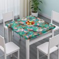 thumbnail image 3 of German Shepherd Dog and Flower Square Fitted Tablecloth with Elastic Edge,Square Table Cover,Washable Elastic Table Cover for Home Kitchen Party Decor 34"x34", 3 of 6