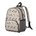 thumbnail image 2 of Cute Cartoon Dachshund Backpack Backpack for School,Cute School Bag,Schoolbag with Adjustable Shoulder Straps & Padded Back,13.8"x11.4"x6", 2 of 6
