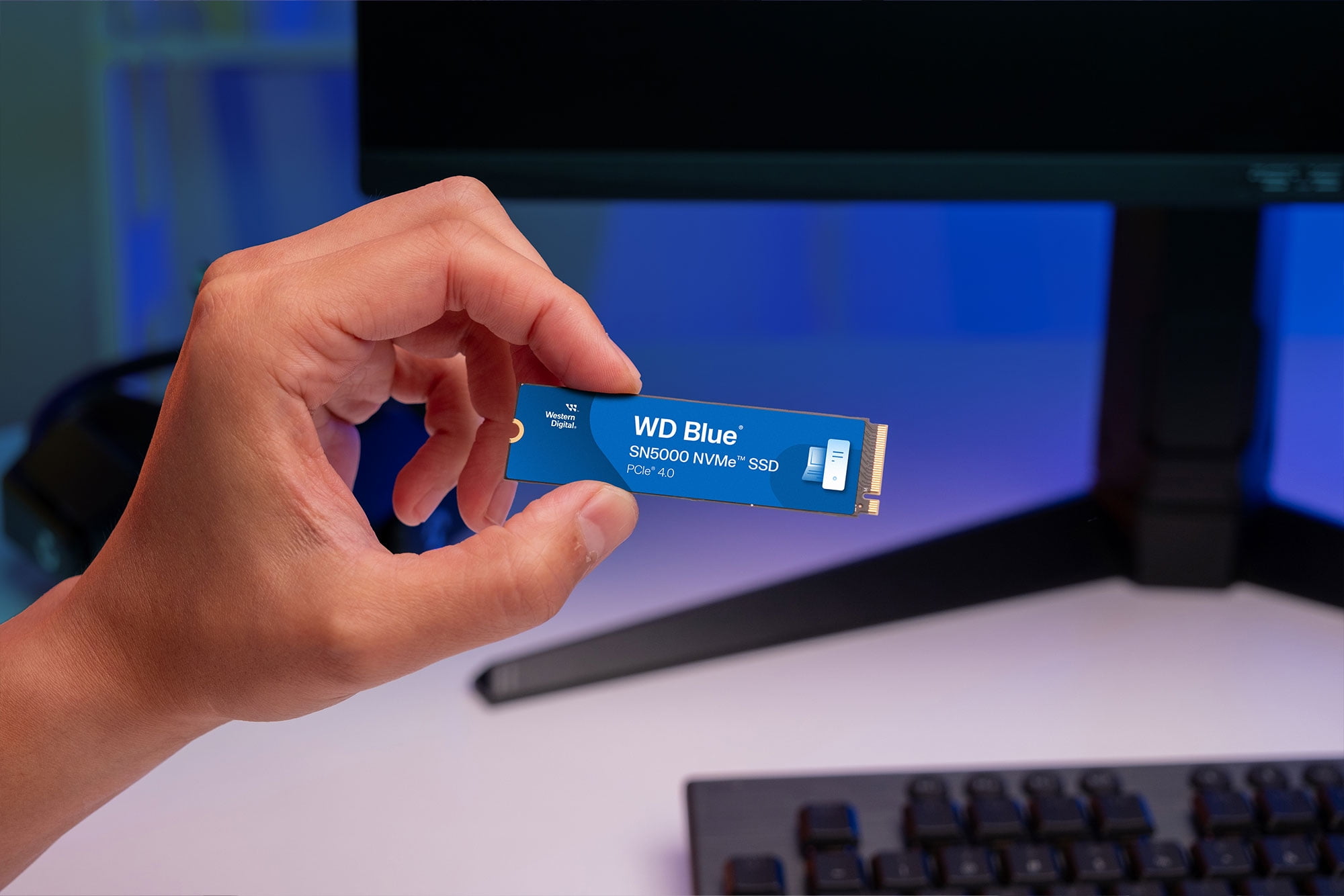 Western Digital WD Blue SN5000 1TB NVMe SSD, PCIe Gen 4.0, Up to