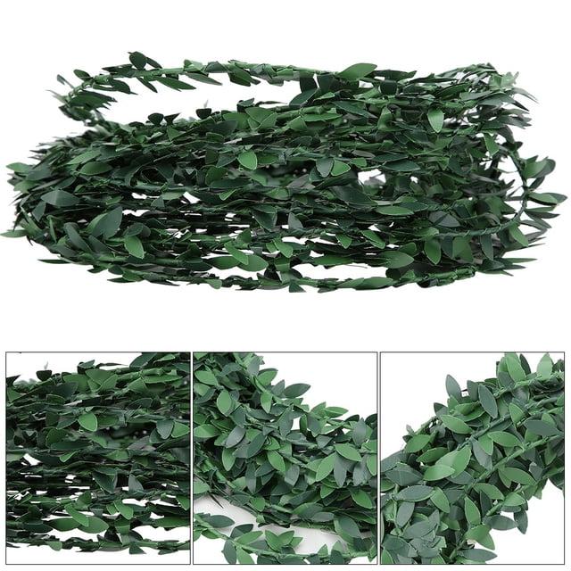 Simulación De Vid De 7,5 M, Guirnalda De Hiedra Artificial, Hoja Verde Falsa