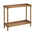 thumbnail image 5 of Kate and Laurel Bellport Farmhouse Rectangle Console Table, 34 x 12 x 30, Rustic Brown, Vintage Inspired Rectangular Entryway Table for Use as Entry Storage and Display, 5 of 10