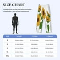 thumbnail image 4 of Picia Plump Sunflower And Sketch Mens Soft Woven Cotton Elastic Waistband Sleep Pajama Pant Lounge Sleep Pant With Pockets And Drawstring-XX-Large, 4 of 9