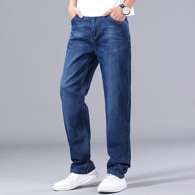 REDHOTYPE Jean Homme Coupe Décontractée Jambe Droite