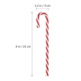 thumbnail image 4 of Etereauty OUNONA 18 Pcs Twinkling Candy Cane Christmas Lawn Stakes Pathway Markers Creative Christmas Tree Decoration Gift (15 cm, Red and White), 4 of 6