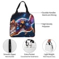 thumbnail image 3 of KLL Colorful Star River Squirrel Print Insulated Lunch Bag Women, Reusable Cute Tote Lunch Box for Adult & Men, Leakproof Cooler Lunch Bags for Work Office Travel Picnic, 3 of 5
