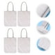 thumbnail image 4 of Bolsas en blanco de 4 piezas bolsas de compras en blanco bolsas de compras en blanco bolsas de comestibles en blanco, 4 of 6