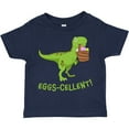 thumbnail image 3 of Inktastic Eggs-cellent Cute Easter T-rex Dinosaur Boys or Girls Toddler T-Shirt, 3 of 5