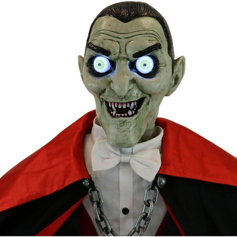 Haunted Hill Farm Vampire Animatronic by Tekky with Lights and Sound 