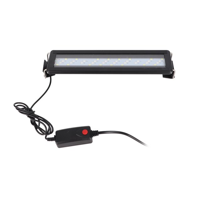 Aquarium Light, Color Changing 3 Levels LED Aquarium Light Controlable 4 Rows Fish Tank Light with Extendable Brackets for Fish Goldfish Mangrove Fish