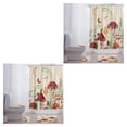 thumbnail image 2 of Matsuzay Cortina de baño duradera - Cortina de ducha impermeable para cortinas de ducha elegantes MUSH-1 120 * 180 300g PASTA-1 120*180.300g 2Conjunto, 2 of 6