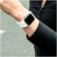 thumbnail image 3 of White Chicago Blackhawks Debossed Silicone Apple Watch Band, 3 of 3