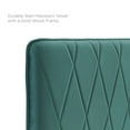 thumbnail image 4 of Modway Phillipa Performance Velvet King Platform Bed in Teal, 4 of 9
